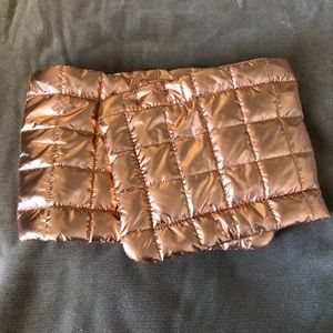 Wild Fable Rose Gold Puffer Scarf with Tags